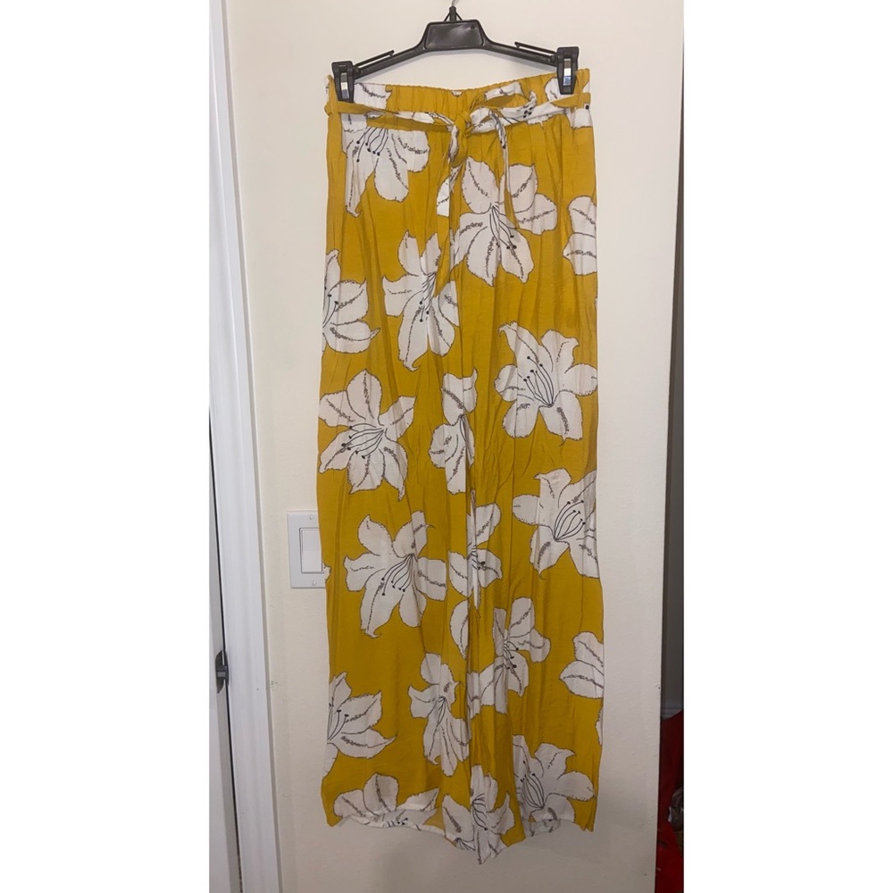 Yellow Flower Pants